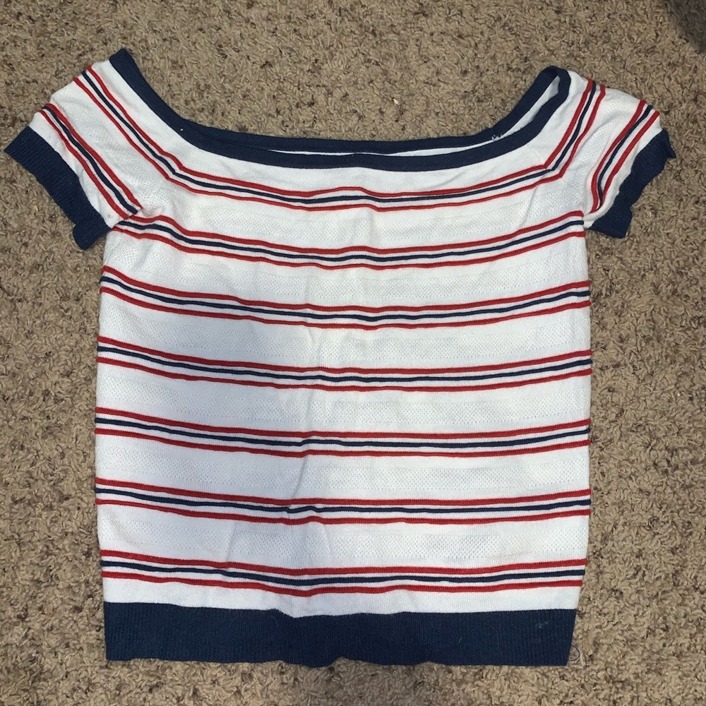 Off the shoulder crop top